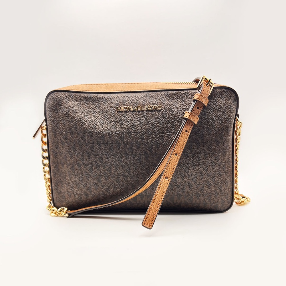 Michael Kors Monogram Crossbody Shoulder Bag